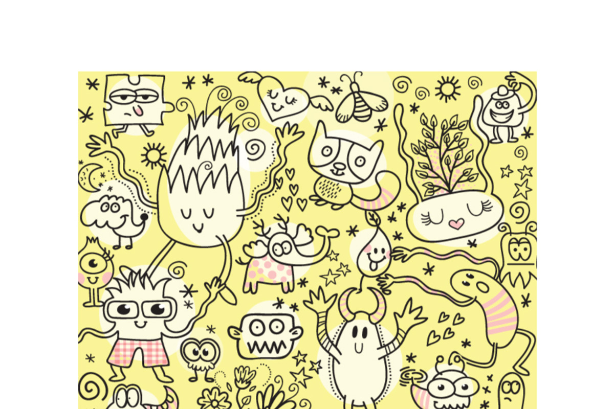 200+ Doodles Galore Bundle, an Object Graphic by TatianaCociorva (Photo 4 of 5)