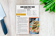 Color Block Printable Recipe Bundle, a Flyer Template by Helen Thompson Design (Thumbnail 6 of 6)