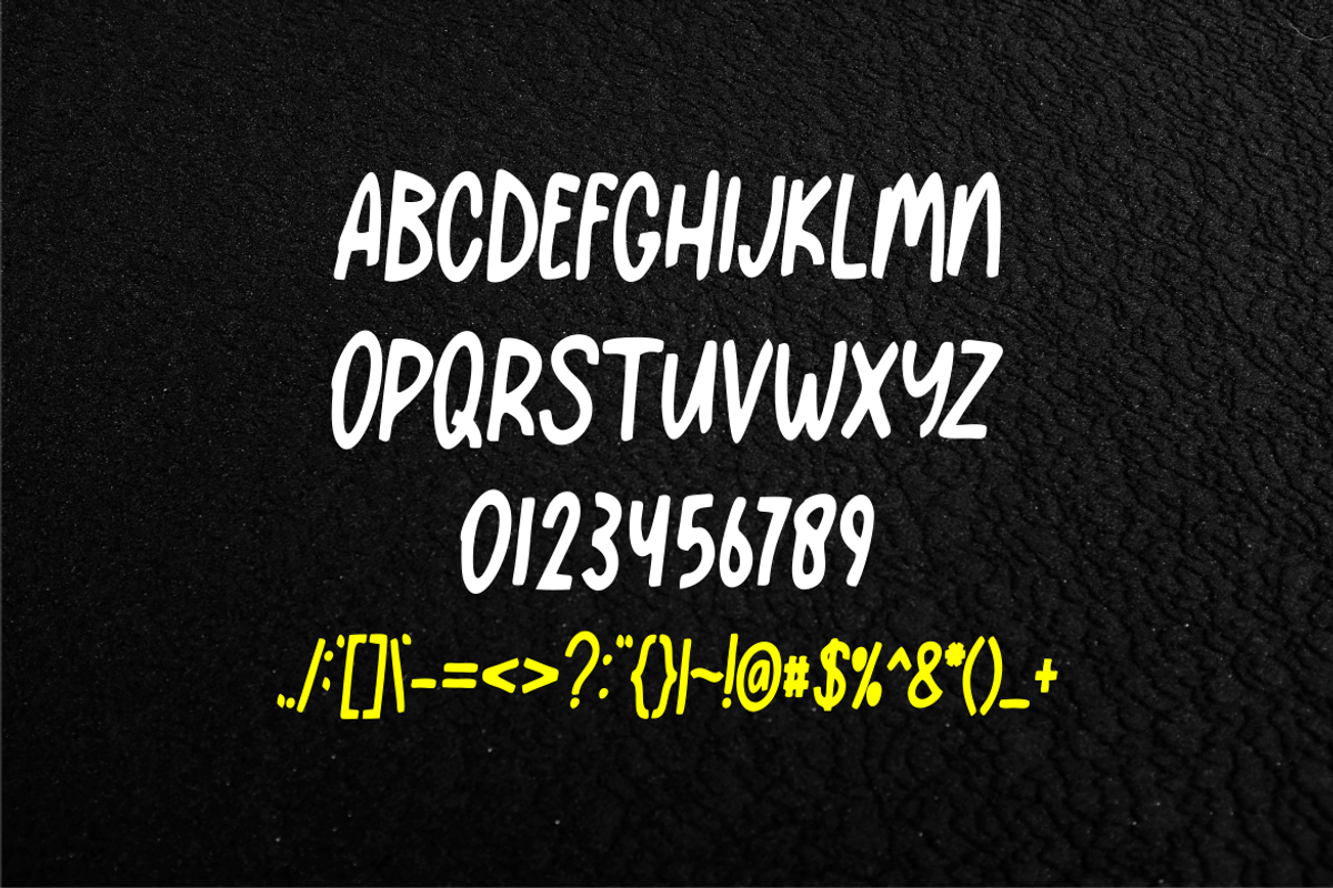 Amithca Font, a Handwritten Font by brahamb_design (Photo 4 of 5)