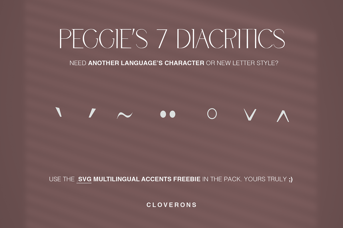 Peggie - Light Modern Sans Display, a Sans Serif Font by Cloverons (Photo 13 of 14)