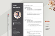 Resume Template Cv, a Resume Template by Estartshop (Thumbnail 1 of 8)
