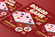 Board Game Night Flyer Set, a Flyer Template by Annora Studio (Thumbnail 5 of 6)
