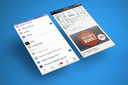 Mobile Mock-Up, an iPhone Mockup by Palm Street Creative (Thumbnail 2 of 2)
