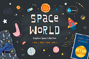 Space world. Graphic collection, an Illustration by Mariart_i (Thumbnail 1 of 13)