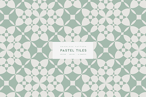 Pastel Tiles Vector Pattern