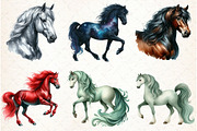 Horse Clipart Bundle, an Illustration by Libby Wishes (Thumbnail 3 of 5)