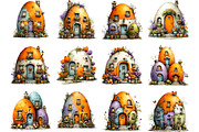Watercolor Easter Egg House Clipart, an Illustration by Designking (Thumbnail 3 of 5)