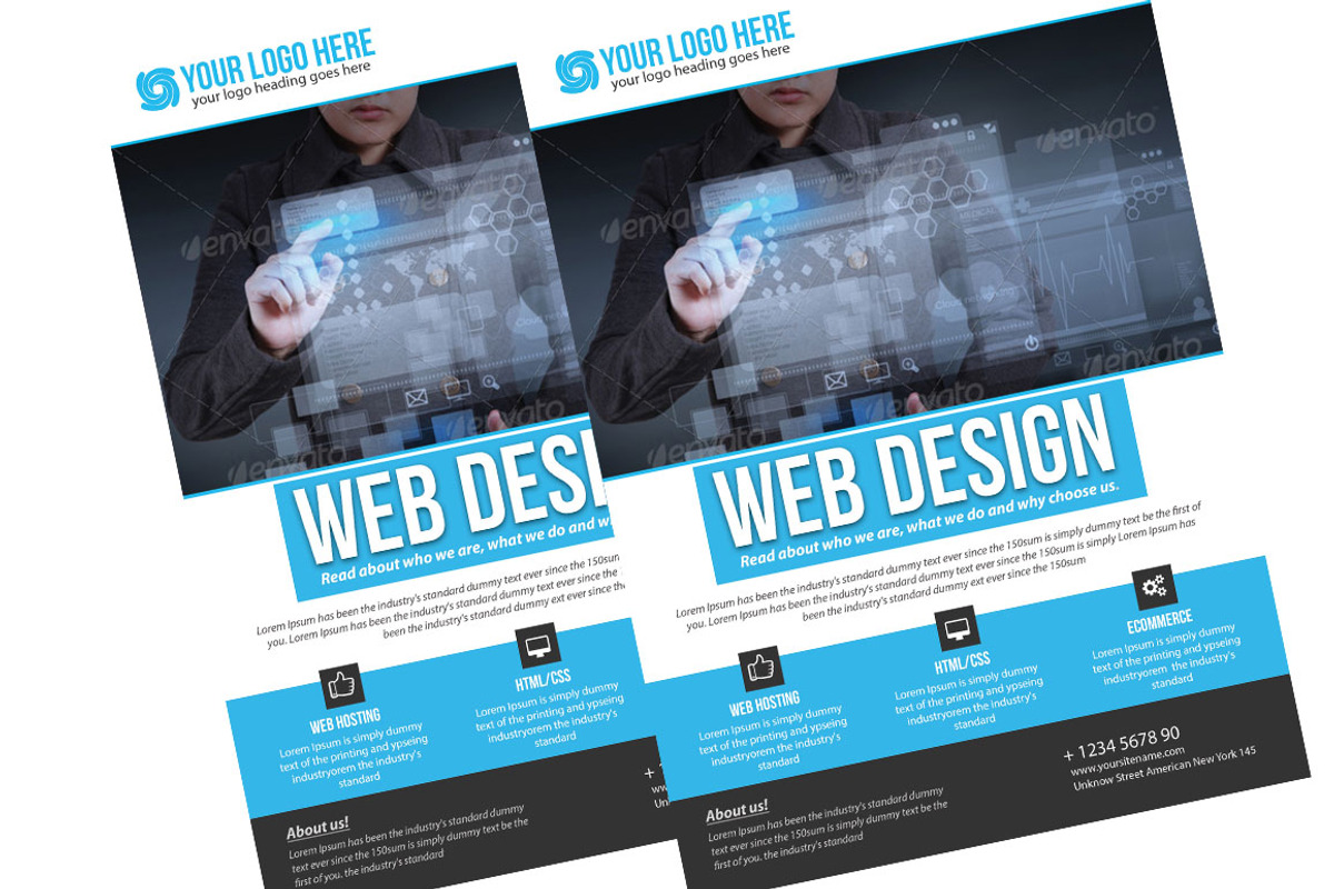 Web Design Flyer, a Flyer Template by TheGraphicsWorld (Photo 1 of 4)