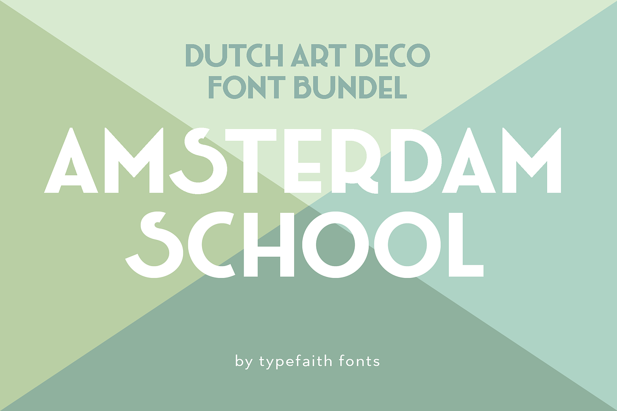 Beautiful Amsterdam Art Deco fonts
