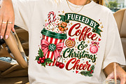 Fueled By Coffee & Christmas Cheer P, a Seasonal Illustration by Rose Art (Thumbnail 2 of 4)