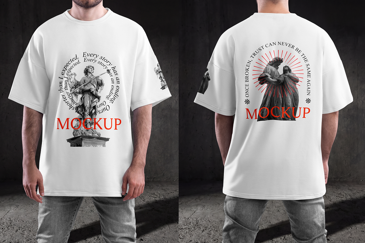T-Shirt Oversize Mockup, a Shirt Mockup by PopotLane (Photo 6 of 6)