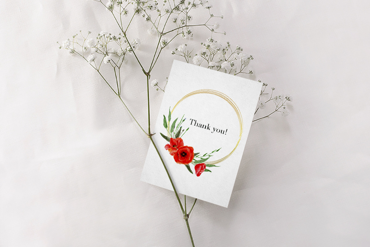 Watercolor wildflowers collection, a Decorative Illustration by mArtstore (Photo 8 of 8)