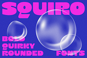 Squiro - Bold Rounded Quirky Fonts, a Sans Serif Font by Konstantine Studio (Thumbnail 1 of 4)