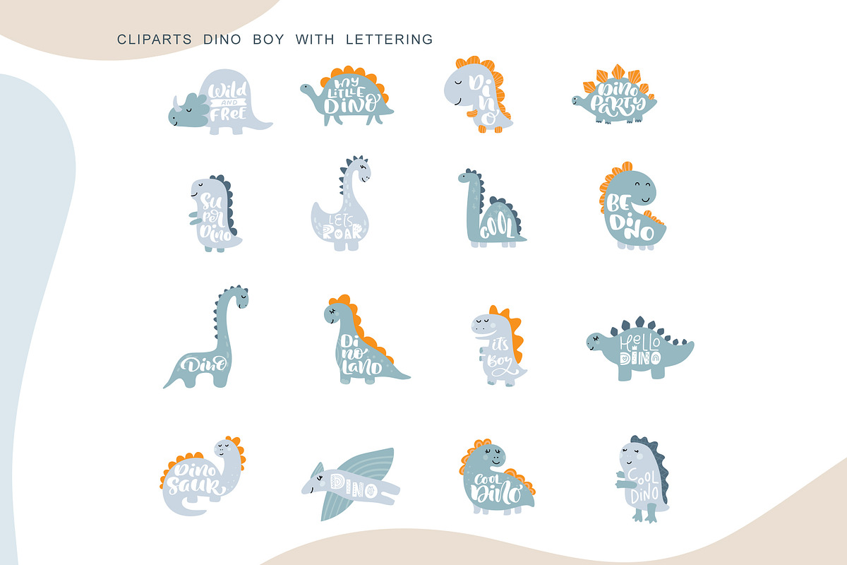 Dino Boy SVG, an Object Graphic by Happy Letters (Photo 8 of 15)