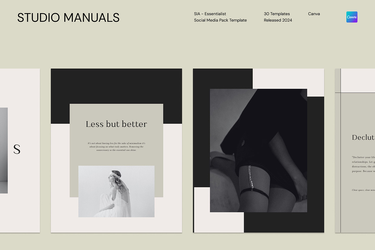 SIA – Essentialist Social Media Pack, a Social Media Template by Studio Manuals (Photo 2 of 8)