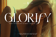 Glorify - Business Branding Serif, a Serif Font by Sohel Studio (Thumbnail 1 of 11)