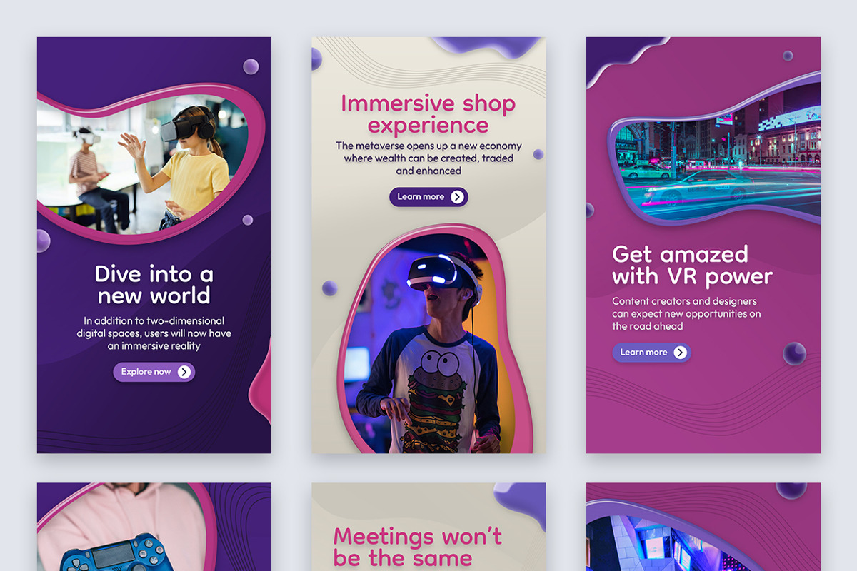Instagram Stories - Metaverse, a Social Media Template by Brandify Studio (Photo 2 of 3)