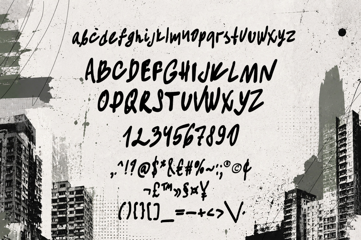 Wild marker handwritten font, a Handwritten Font by MixedArt (Photo 2 of 5)