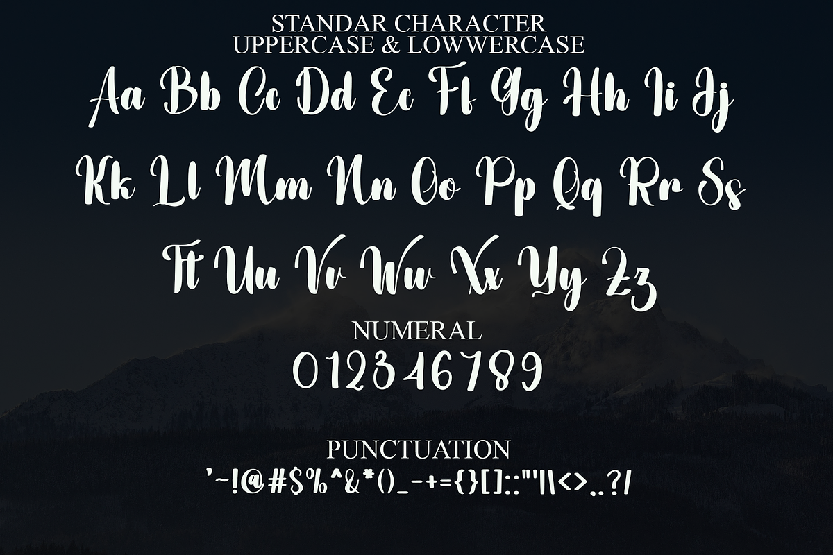 Oceangraphy, a Handwritten Font by InermediaSTUDIO (Photo 4 of 8)