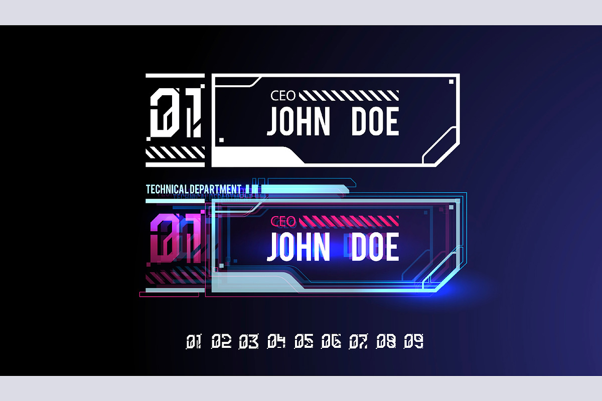 Set of futuristic Callouts, an Object Graphic by Andrew_Derr (Photo 3 of 6)