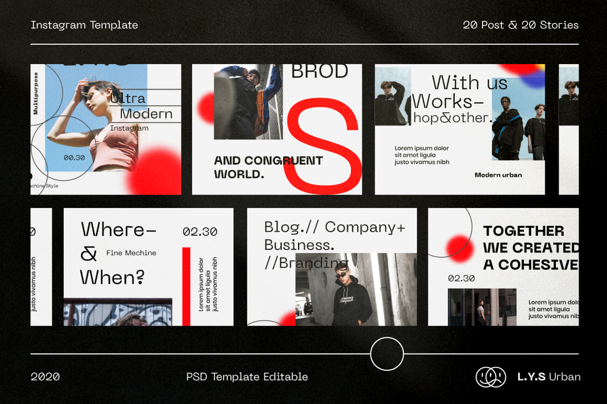 L.Y.S - Streetwear Instagram Bundles, a Social Media Template by Dirtytemp Studio (Photo 8 of 10)