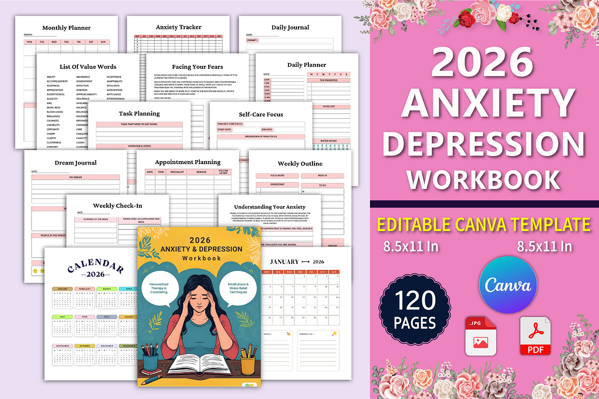 2026 Anxiety & Depression Workbook