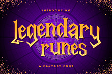 Legendary Runes - Fantasy Font
