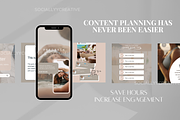 Simple Social Media Planner Template, a Social Media Template by SociallyyCreative (Thumbnail 7 of 9)