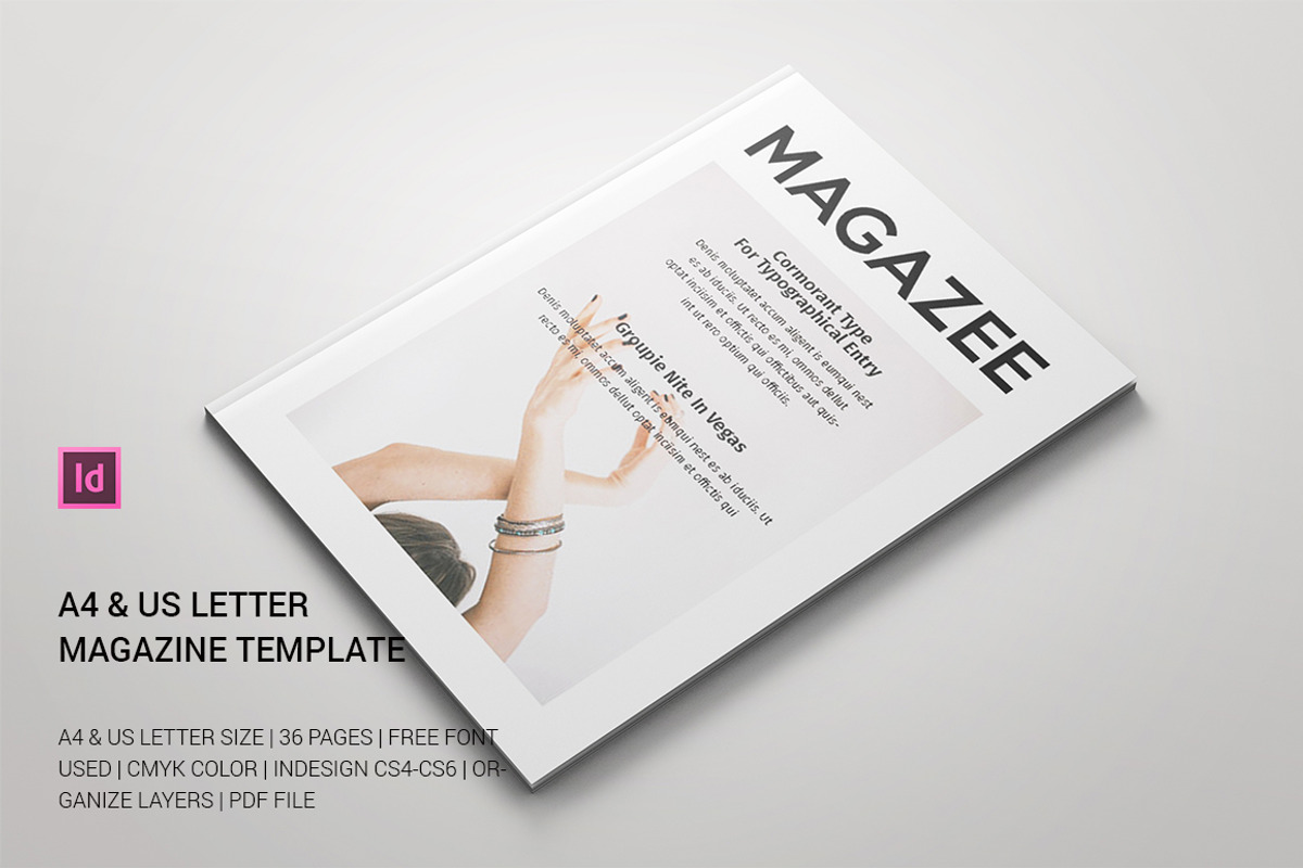 A4 & US Letter Magazine, a Magazine Template by Bookrak Graphic Design (Photo 1 of 13)