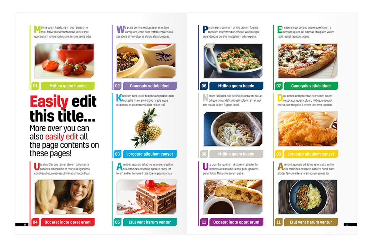 Magazine Template InDesign 01, a Magazine Template by Love Graphic Design (Photo 25 of 28)