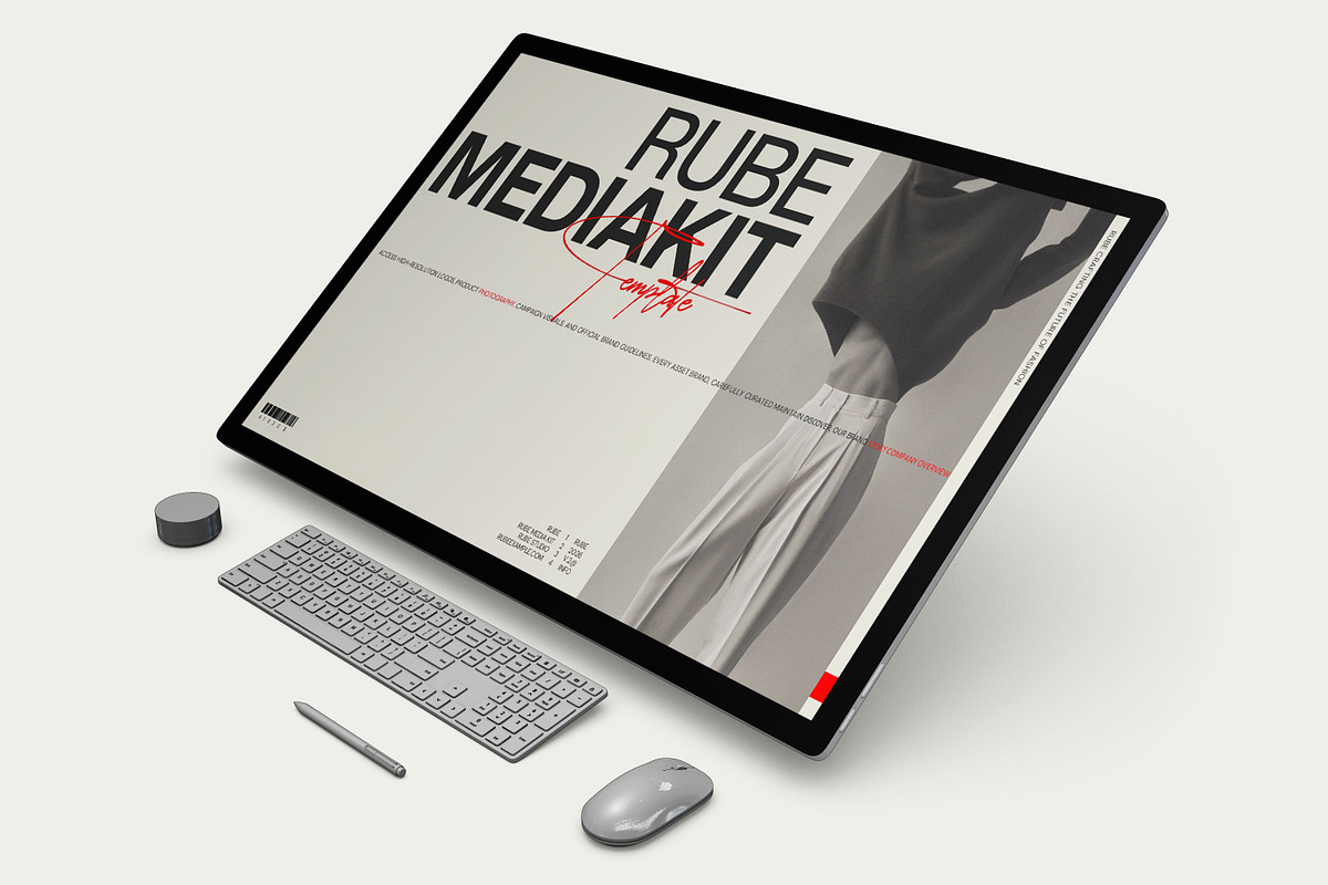 RUBE | Fashion Media Kit, a Presentation Template by CreativexGenius (Photo 10 of 10)