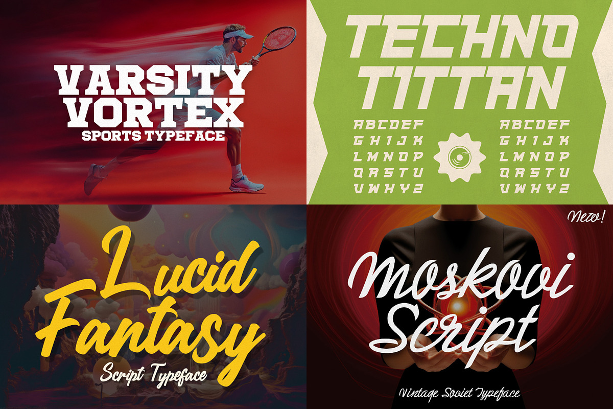 Baseball Font Bundle - 20 Fonts!, a Script Font by HipFonts (Photo 4 of 12)