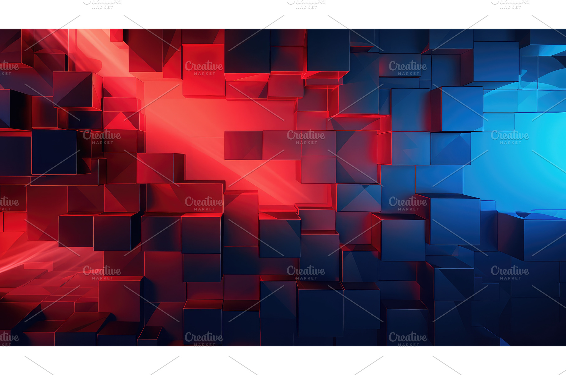modern red and blue abstract, an Abstract Photo by pikepicture