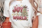 Brushstroke Joy to the World Png, a Seasonal Illustration by Designking (Thumbnail 5 of 6)