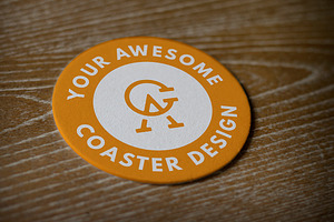 Round Coaster Mockup Pack