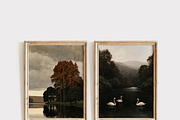 Vintage Autumn Wall Art Prints, a Background Graphic by Lana Elanor (Thumbnail 3 of 12)