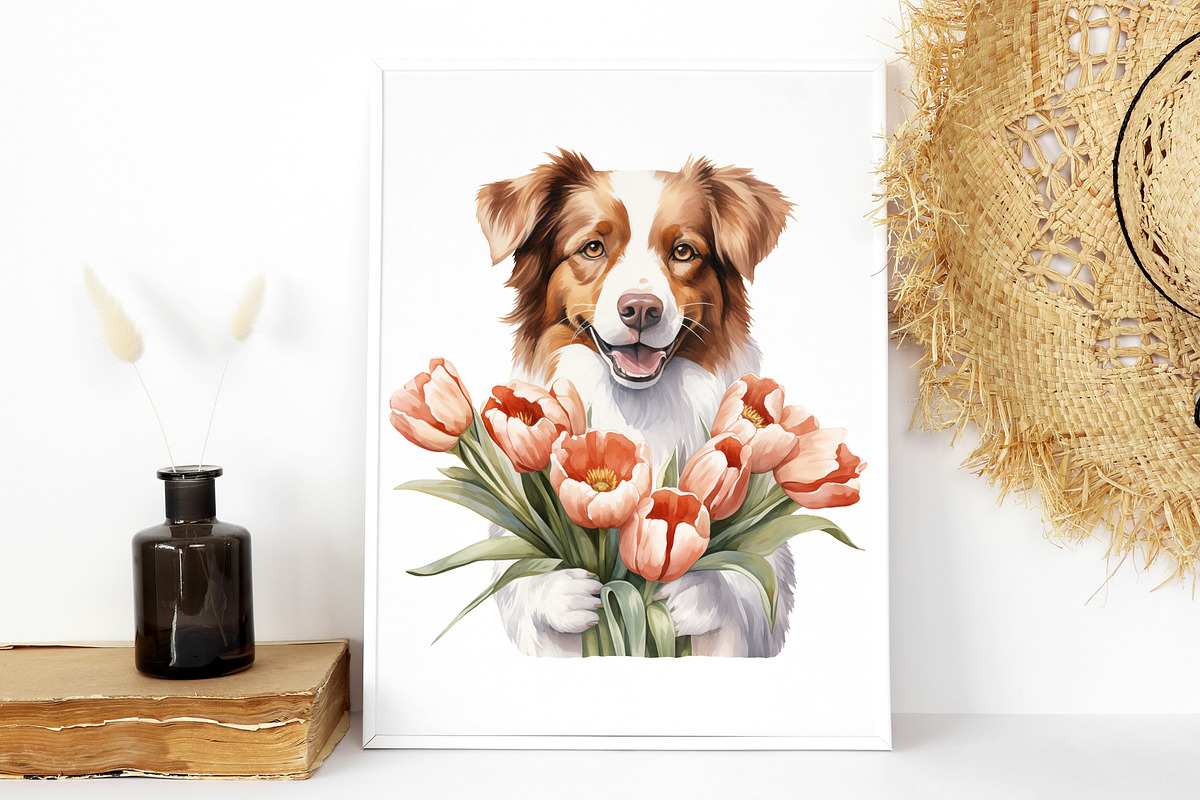 Festive dogs bundle, an Animal Illustration by TheCuteShop (Photo 4 of 33)