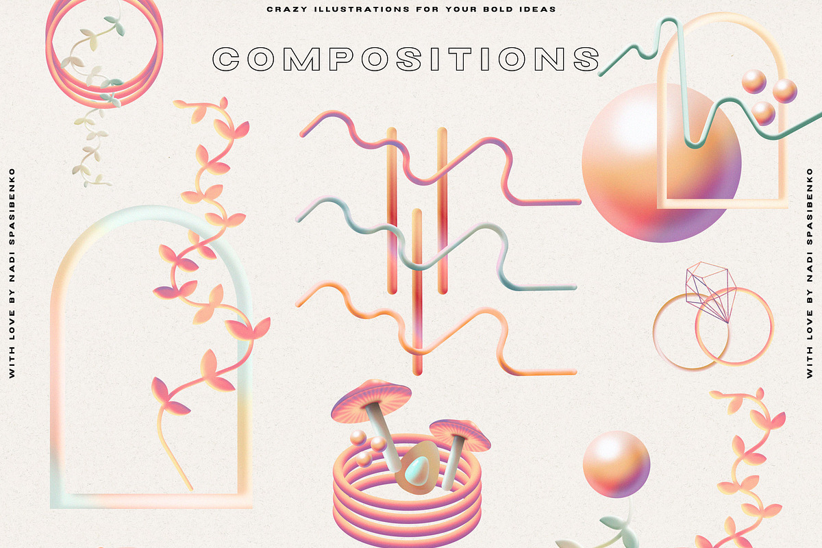 Hallucinations - 3D Illusion, an Object Graphic by nadispasibenko (Photo 9 of 17)