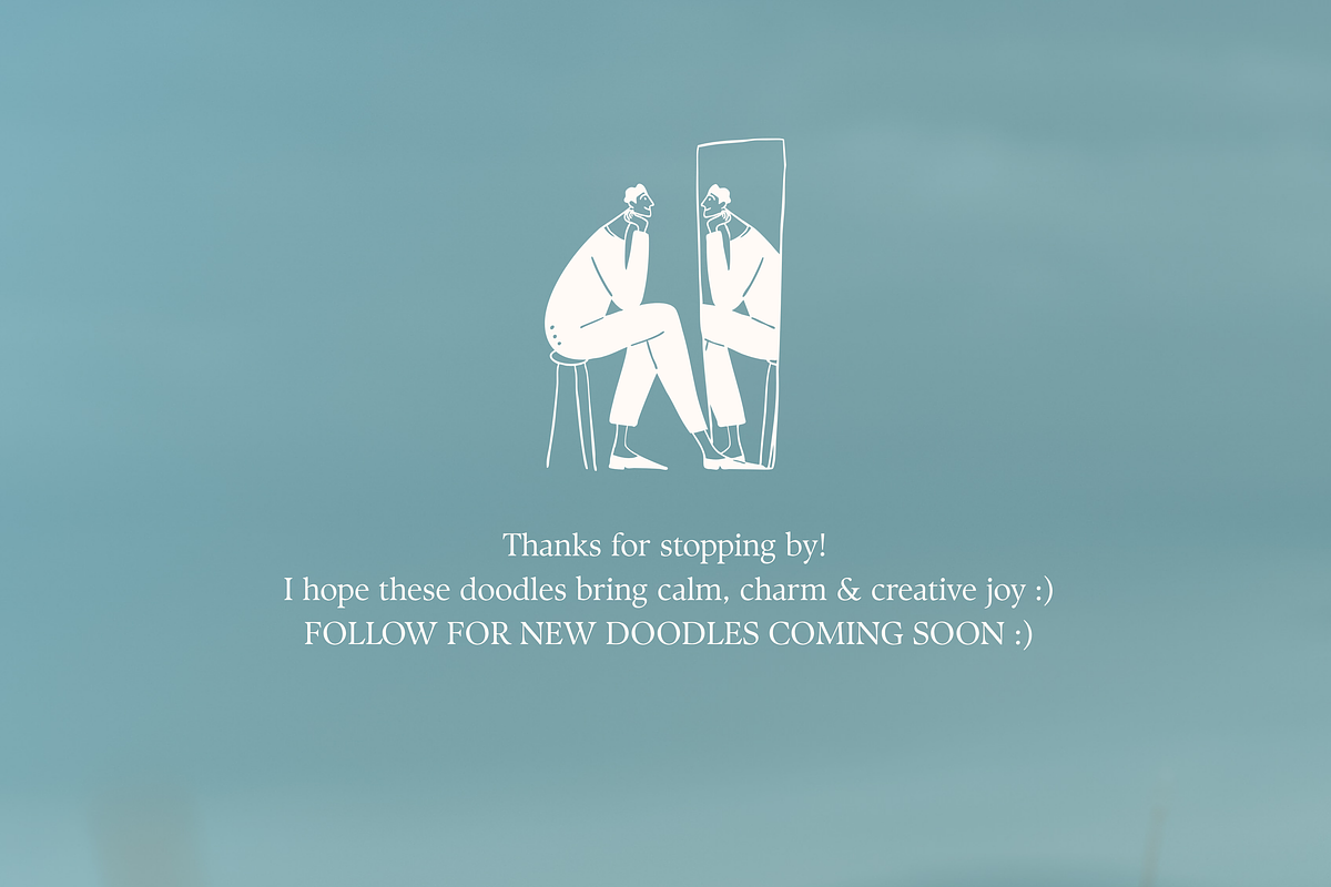 Just People: Minimal Line Art, a Person Illustration by Veyla (Photo 11 of 11)
