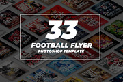 33 Football Flyer Template Bundle 1, a Flyer Template by NanoAgency (Thumbnail 1 of 2)