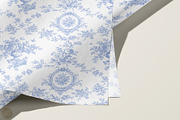Toile de Jouy 01 Blue Floral Pattern, a Pattern Graphic by Euonia Meraki (Thumbnail 2 of 20)