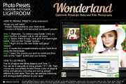 Presets for Lightroom / Wonderland, an Action Add-On by Miracle_Design (Thumbnail 23 of 23)