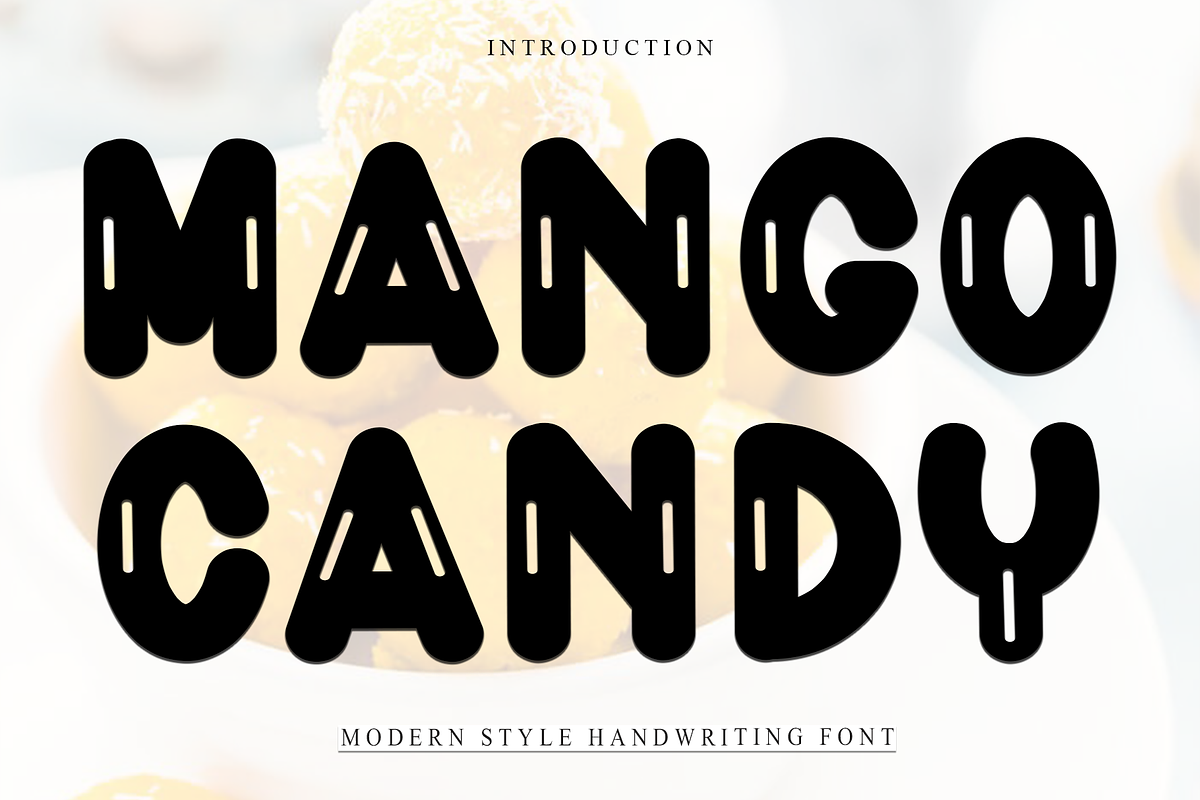 MAngo Candy, a Script Font by FreshTypeINK (Photo 1 of 8)