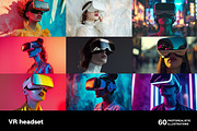 VR Headsets. 60 images, a Technology Photo by Handmadefont (Thumbnail 7 of 13)