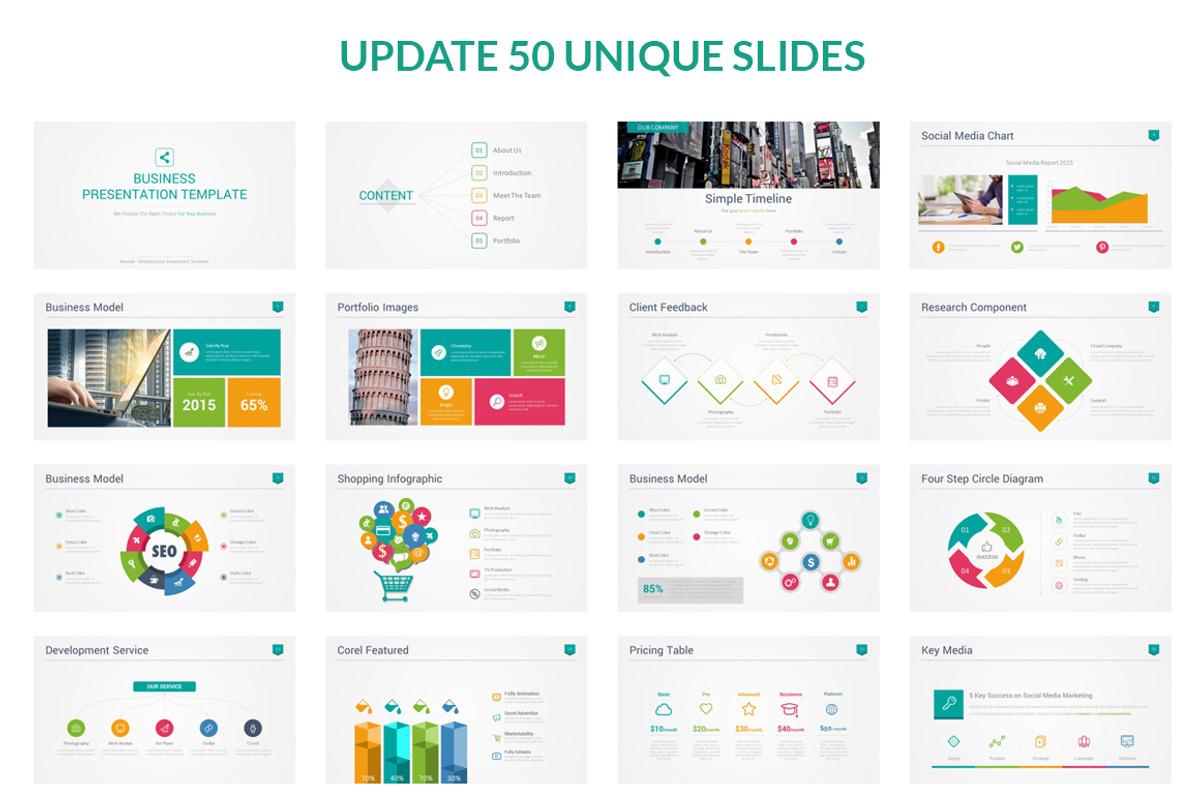 Business Presentation Template, a Presentation Template by GraStudios (Photo 2 of 6)