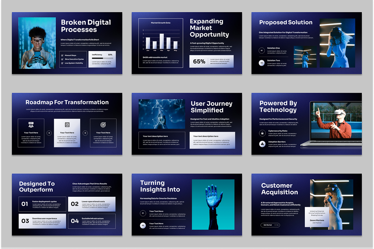 Digital Innovation Proposal PPT, a Presentation Template by Sixtemp (Photo 2 of 3)