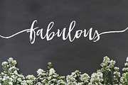 Halfback - A Dry Brushed Script Font, a Script Font by Angie Makes (Thumbnail 5 of 6)