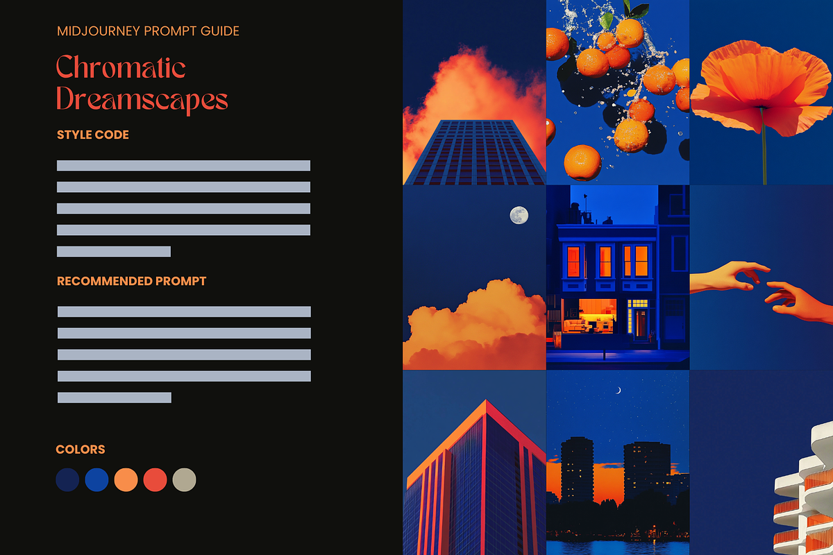 Chromatic Dreamscapes Midjourney Art, a Decorative Illustration by Artimind Studio (Photo 3 of 10)