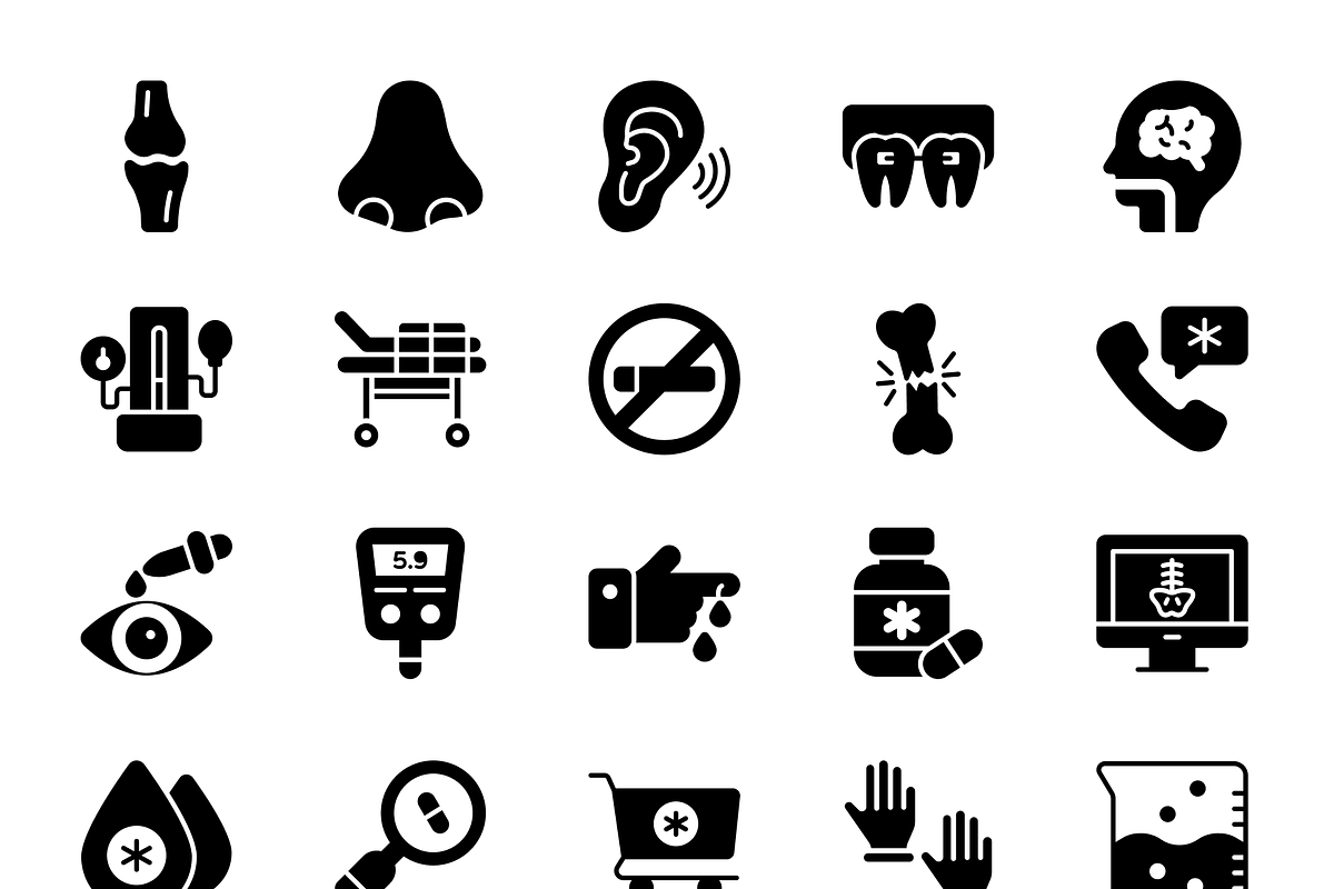 Medical Icon Set, a Duotone Icon by Brickclay (Photo 10 of 12)
