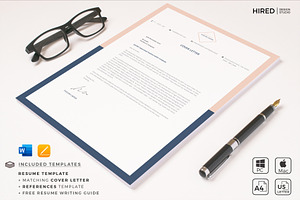 Creative CV Resume Template Icons